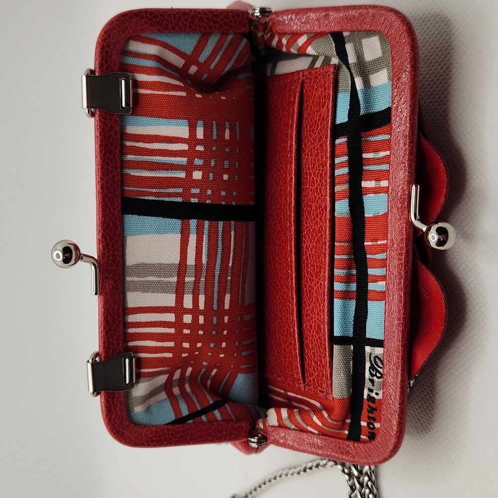 Brighton Rosalie Red Floral Chain Bag - Picture 9 of 11